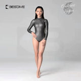avant gris - Combinaison Dos Nu Neoprene 2mm UPF50+ Manches Longues Peau Lisse II - Couleurs Lagon