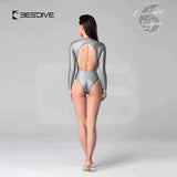 argent de dos - Combinaison Dos Nu Neoprene 2mm UPF50+ Manches Longues Peau Lisse III - Couleurs Lagon