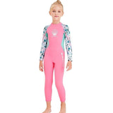 avant rose - Combinaison Néoprène Enfants 2,5mm UPF50+ Zip Dorsal Coquillage - Couleurs Lagon