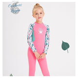 avant rose - Combinaison Néoprène Enfants 2,5mm UPF50+ Zip Dorsal Coquillage - Couleurs Lagon