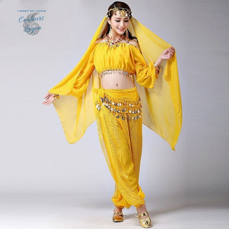 Costumes de danse à manche longue pour femme - Couleurs Lagon