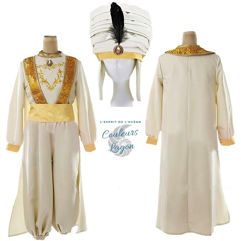 Costumes Mille et une nuits Aladdin - Couleurs Lagon