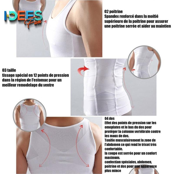Débardeur Minceur Homme - Couleurs Lagon