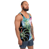 Débardeur Unisexe Couleurs Lagon FLORAL ALGUES ET MEDUSES - Couleurs Lagon