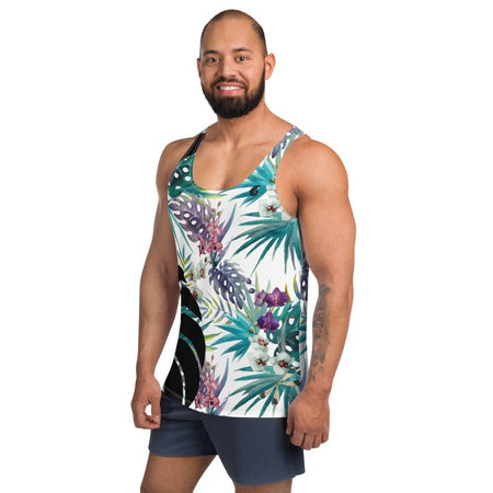 Débardeur Unisexe Couleurs Lagon FLORAL LIBELLULE - Couleurs Lagon