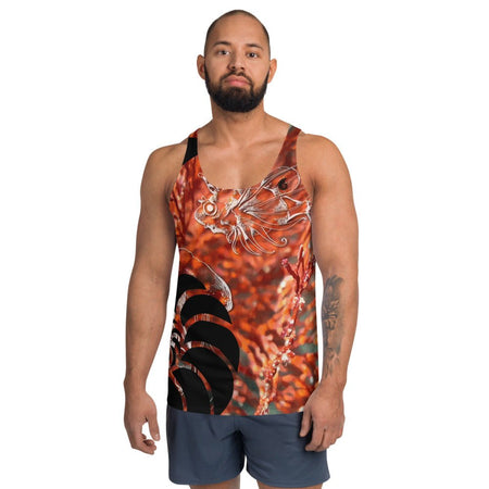 Débardeur Unisexe Couleurs Lagon GORGONES ROUGE DRAGON FISH - Couleurs Lagon