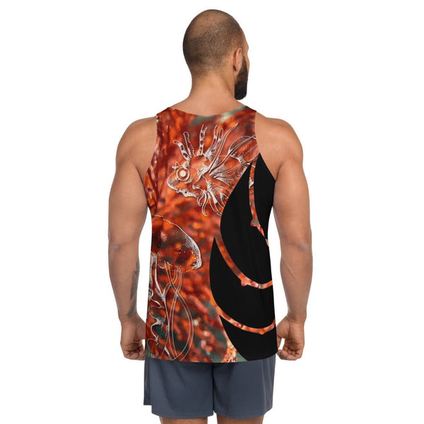 Débardeur Unisexe Couleurs Lagon GORGONES ROUGE DRAGON FISH - Couleurs Lagon