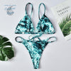 Ensemble Bikini Push UP Brésilien OCEAN - Couleurs Lagon