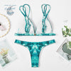 Ensemble Bikini Push UP Brésilien OCEAN - Couleurs Lagon