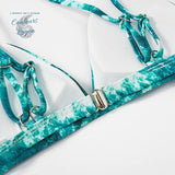 Ensemble Bikini Push UP Brésilien OCEAN - Couleurs Lagon