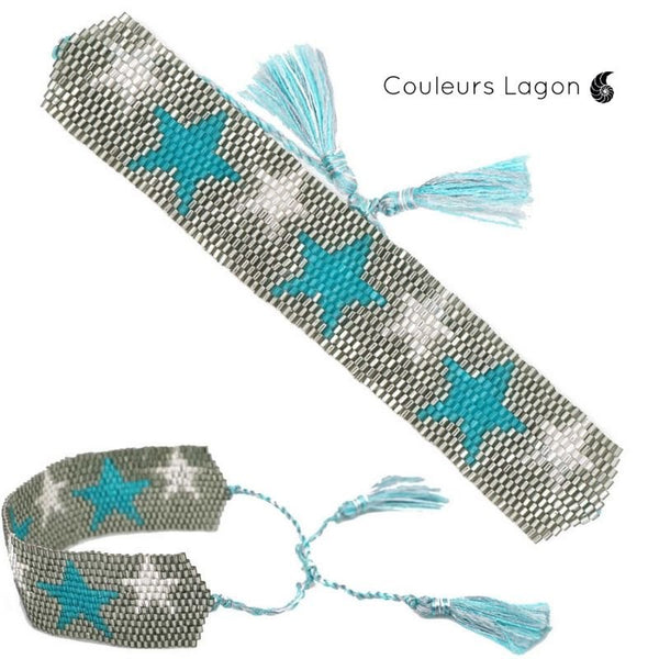 Ensemble Bracelet Coquillages Couleurs Lagon - Couleurs Lagon