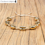 Ensemble Bracelet Coquillages Couleurs Lagon - Couleurs Lagon
