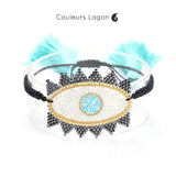 Ensemble Bracelets Mexican Déesse de l’eau - Couleurs Lagon
