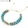 Ensemble Bracelets Mexican Déesse de l’eau - Couleurs Lagon