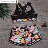 dos à plat - Ensemble Tankini Shorty Surf PINKLADY - Couleurs Lagon