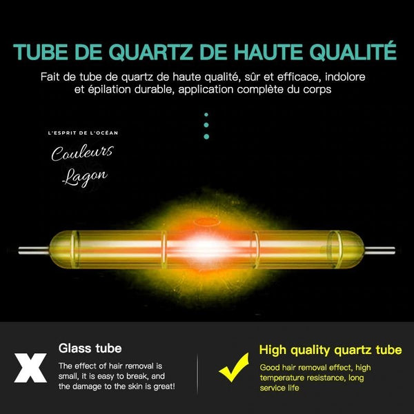 Epilateur laser permanent IPL visage et corps - Couleurs Lagon