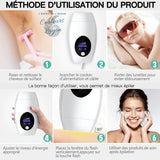 Epilateur laser permanent IPL visage et corps - Couleurs Lagon
