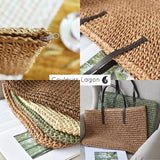 Grand Sac Rotin Bandoulière NATURE - Couleurs Lagon