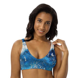 Haut de maillot de bain éco-responsable Push-Up rembourré Couleurs Lagon BLEU OCEAN - Couleurs Lagon