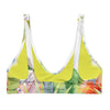Haut de maillot de bain éco-responsable Push-Up rembourré Couleurs Lagon FLORAL 1 - Couleurs Lagon