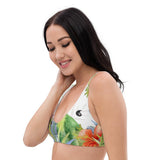 Haut de maillot de bain éco-responsable Push-Up rembourré Couleurs Lagon FLORAL 1 - Couleurs Lagon