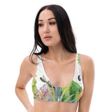 Haut de maillot de bain éco-responsable Push-Up rembourré Couleurs Lagon FLORAL 1 - Couleurs Lagon