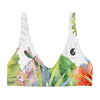 Haut de maillot de bain éco-responsable Push-Up rembourré Couleurs Lagon FLORAL 1 - Couleurs Lagon