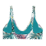 Haut de maillot de bain éco-responsable Push-Up rembourré Couleurs Lagon FLORAL 2 - Couleurs Lagon