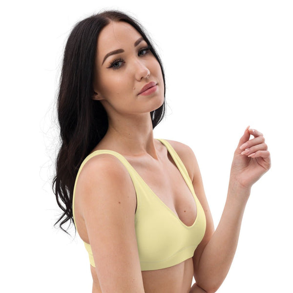 Haut de maillot de bain éco-responsable rembourré Couleurs Lagon BANANA - Couleurs Lagon