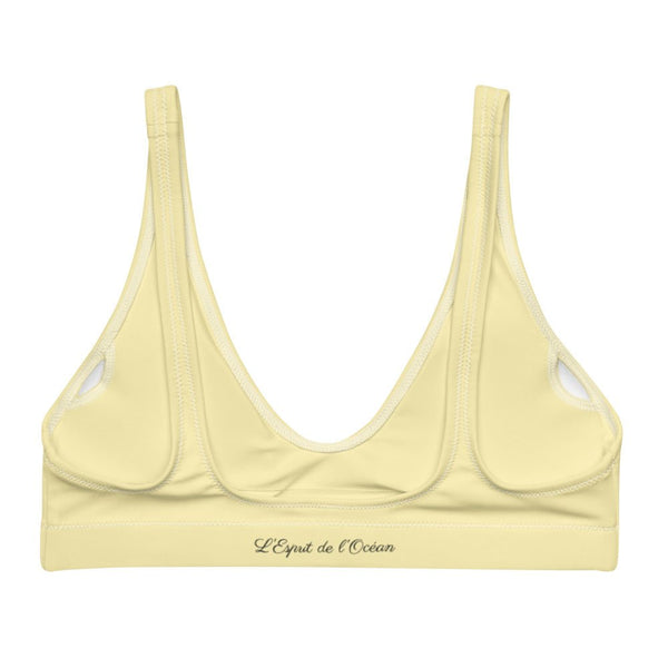 Haut de maillot de bain éco-responsable rembourré Couleurs Lagon BANANA - Couleurs Lagon