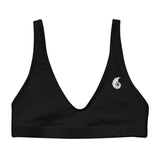 Haut de maillot de bain éco-responsable rembourré Couleurs Lagon BLACK - Couleurs Lagon
