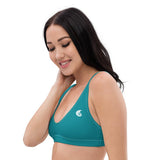 Haut de maillot de bain éco-responsable rembourré Couleurs Lagon BLUE - Couleurs Lagon