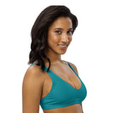 Haut de maillot de bain éco-responsable rembourré Couleurs Lagon BLUE - Couleurs Lagon