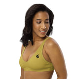 Haut de maillot de bain éco-responsable rembourré Couleurs Lagon GOLD - Couleurs Lagon
