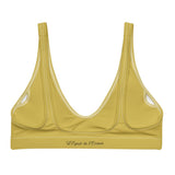 Haut de maillot de bain éco-responsable rembourré Couleurs Lagon GOLD - Couleurs Lagon