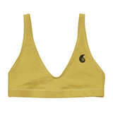 Haut de maillot de bain éco-responsable rembourré Couleurs Lagon GOLD - Couleurs Lagon