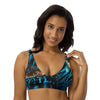 Haut de maillot de bain éco-responsable rembourré Push-Up Couleurs Lagon BLEU BENITIER - Couleurs Lagon