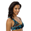 Haut de maillot de bain éco-responsable rembourré Push-Up Couleurs Lagon BLEU BENITIER - Couleurs Lagon