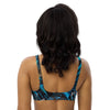 Haut de maillot de bain éco-responsable rembourré Push-Up Couleurs Lagon BLEU BENITIER - Couleurs Lagon