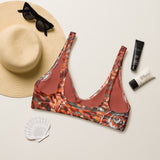 Haut de maillot de bain éco-responsable rembourré Push-Up Couleurs Lagon GORGONES ROUGE - Couleurs Lagon