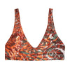 Haut de maillot de bain éco-responsable rembourré Push-Up Couleurs Lagon GORGONES ROUGE - Couleurs Lagon