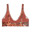 Haut de maillot de bain éco-responsable rembourré Push-Up Couleurs Lagon GORGONES ROUGE - Couleurs Lagon