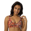 Haut de maillot de bain éco-responsable rembourré Push-Up Couleurs Lagon GORGONES ROUGE - Couleurs Lagon