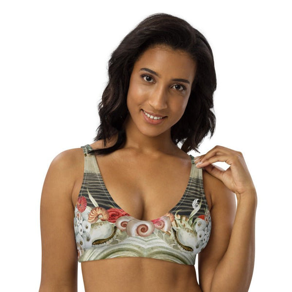 Haut de maillot de bain éco-responsable rembourré Push-Up Couleurs Lagon MARINE 2 - Couleurs Lagon