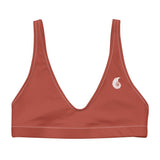 Haut de maillot de bain éco-responsable rembourré Push-Up Couleurs Lagon ROUGE - Couleurs Lagon