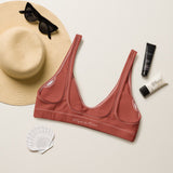 Haut de maillot de bain éco-responsable rembourré Push-Up Couleurs Lagon ROUGE - Couleurs Lagon