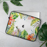 Housse Pour Ordinateur Portable Floral Vert Clair - Couleurs Lagon
