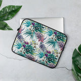 Housse Pour Ordinateur Portable Floral Vert Foncé - Couleurs Lagon