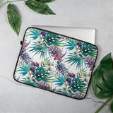 Housse Pour Ordinateur Portable Floral Vert Foncé - Couleurs Lagon