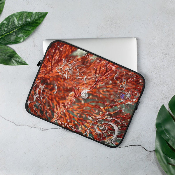 Housse Pour Ordinateur Portable Gorgones Rouge - Couleurs Lagon